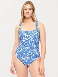 Structured One-Piece Swimsuit