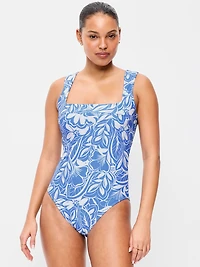 Structured One-Piece Swimsuit