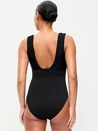 Ribbed One-Piece Swimsuit