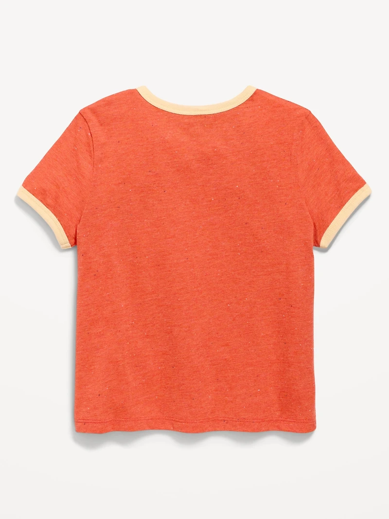 Short-Sleeve Ringer Graphic T-Shirt for Toddler Boys