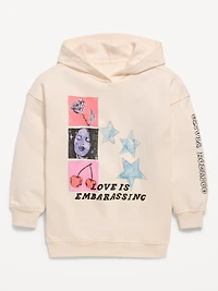Olivia Rodrigo™ Oversized Graphic Tunic Hoodie for Girls