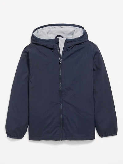 Water-Resistant Zip-Front Jacket for Boys