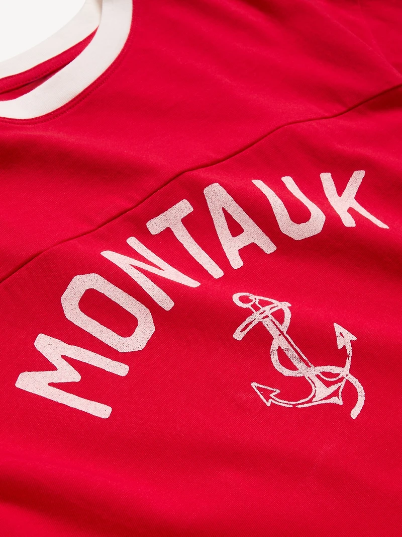 Short-Sleeve Loose Crew-Neck T-Shirt