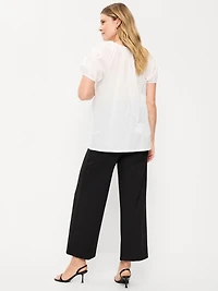 Maternity Full-Panel Stevie Wide-Leg Pants