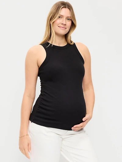 Maternity High-Neck Tank Top