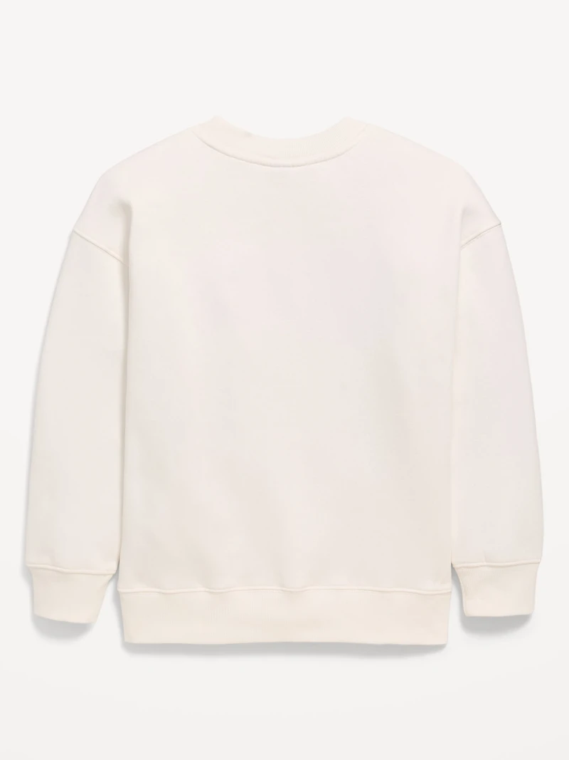 Oversized Logo-Graphic Sweatshirt for Boys