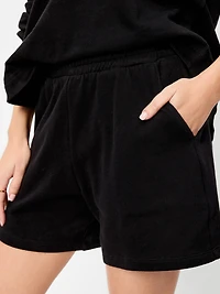 High-Waisted Relaxed Shorts - 5-inch inseam