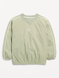 Oversized V-Neck Performance Pullover for Boys