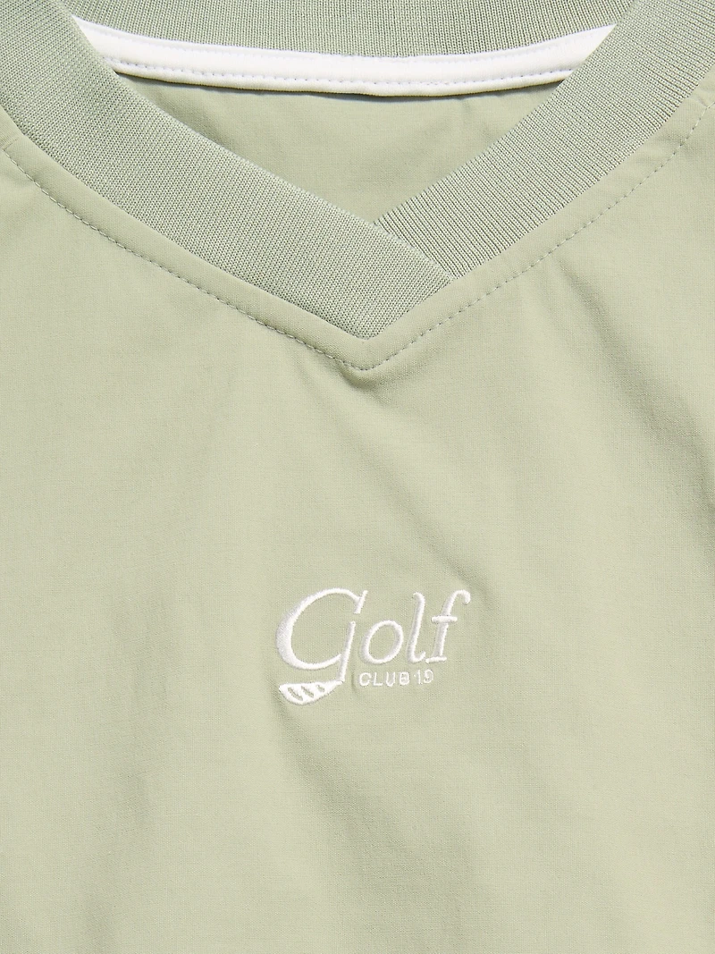 Oversized V-Neck Performance Pullover for Boys