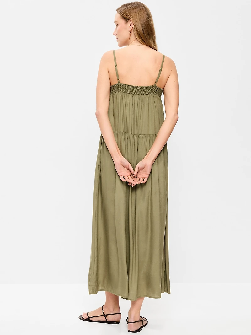 Airy Smocked Maxi Dress