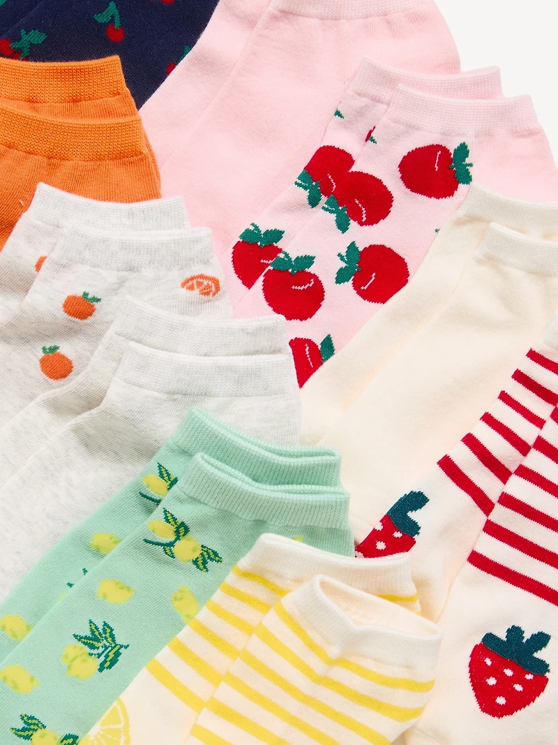 Ankle Socks 10-Pack for Girls