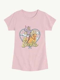 Western Barbie Short Sleeve Tee For Toddler