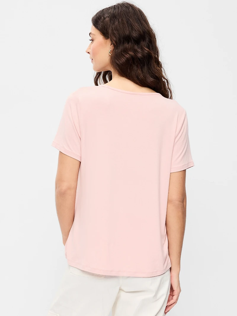 Luxe V-Neck T-Shirt