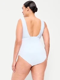 Ribbed One-Piece Swimsuit