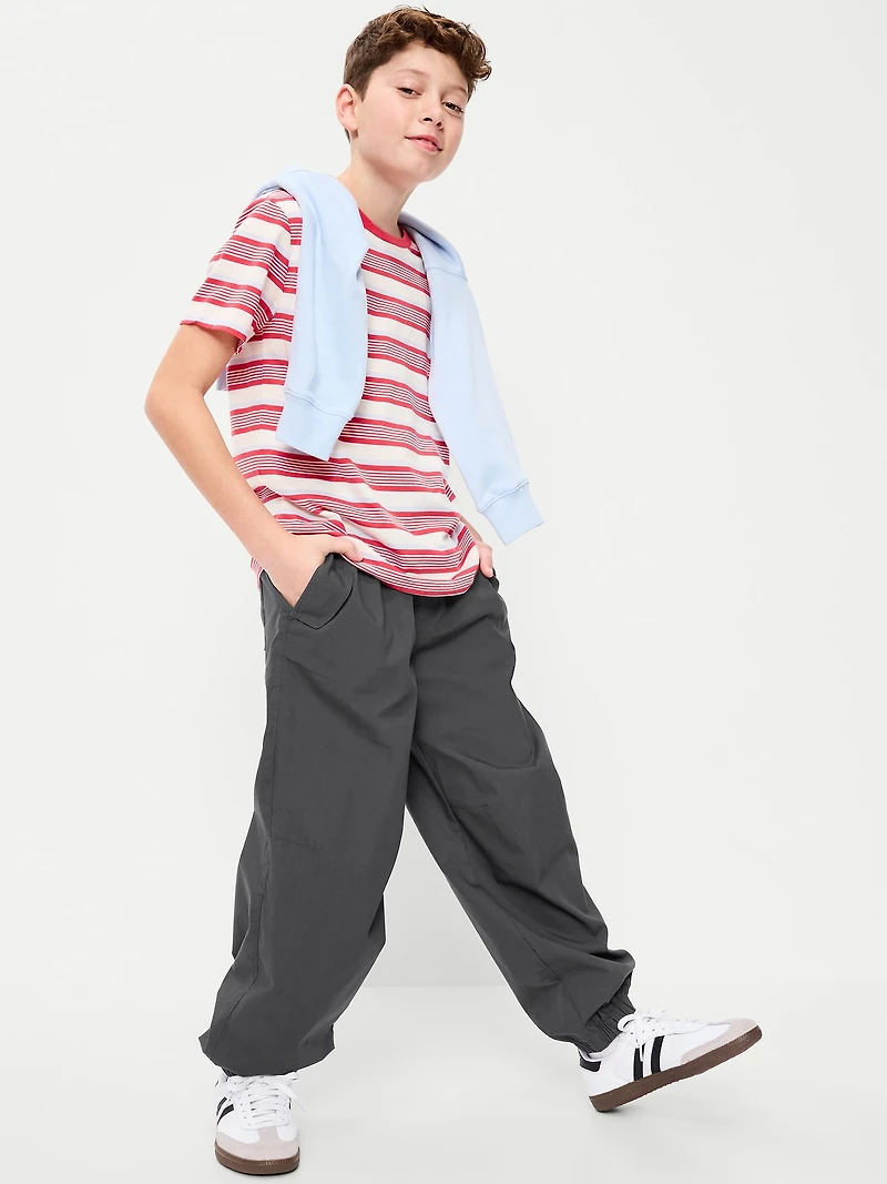 Baggy Parachute Jogger Pants for Boys