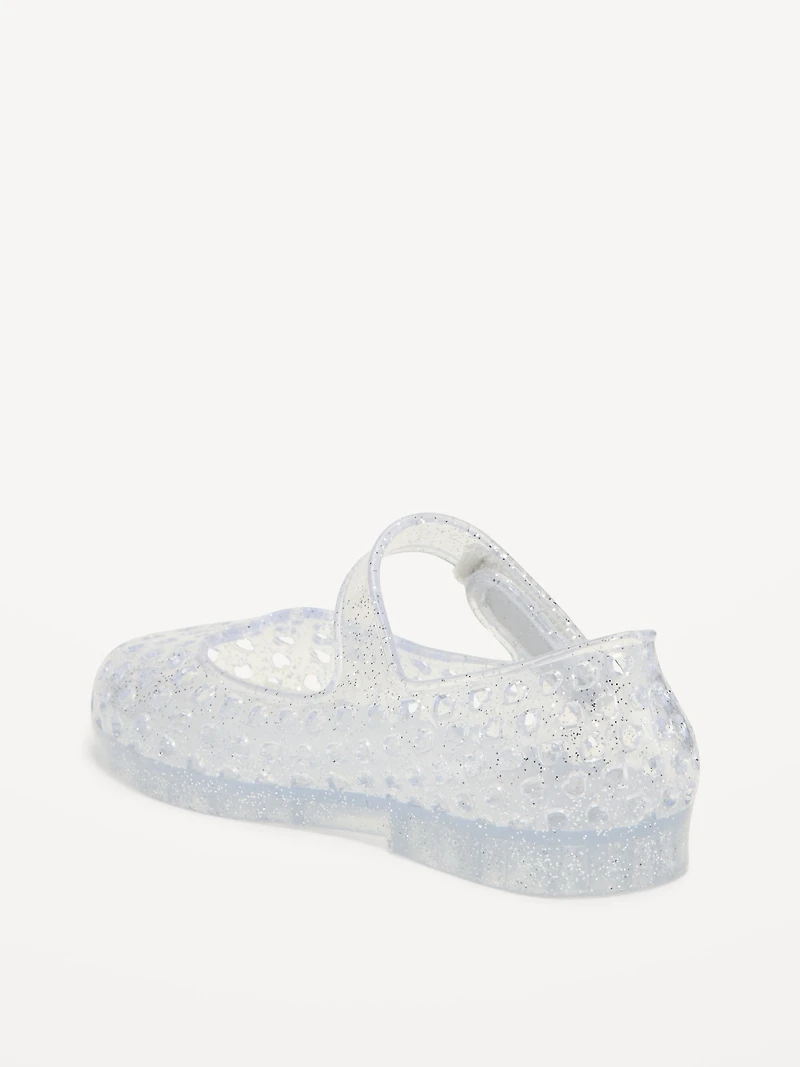 Jelly Mary-Jane Flats for Toddler Girls