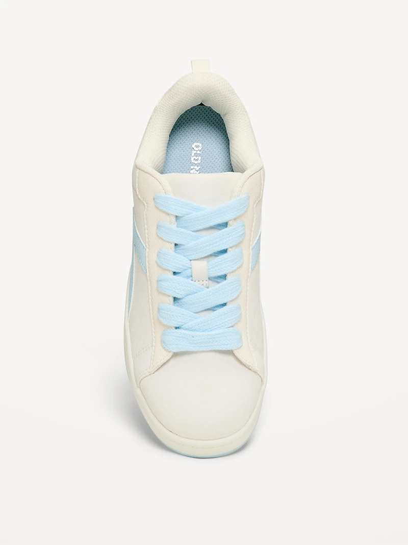 Faux-Suede Lace-Up Sneakers for Girls