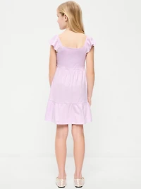 Fit and Flare Smocked Dress for Girls