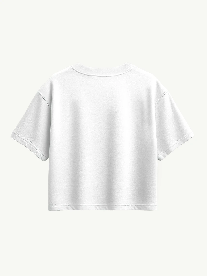 Peanuts Snoopy  Woodstock Heart Locket Short Sleeve Boxy Graphic T-Shirt For Girls