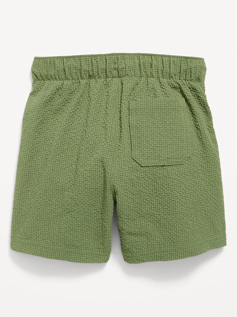 Textured Swim Trunks for Toddler Boys