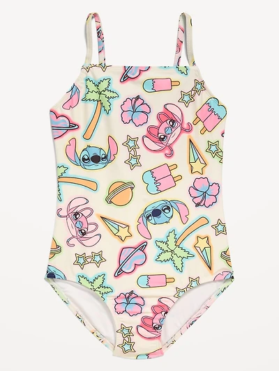 Disney© Stitch Back Cutout One-Piece Swimsuit for Girls
