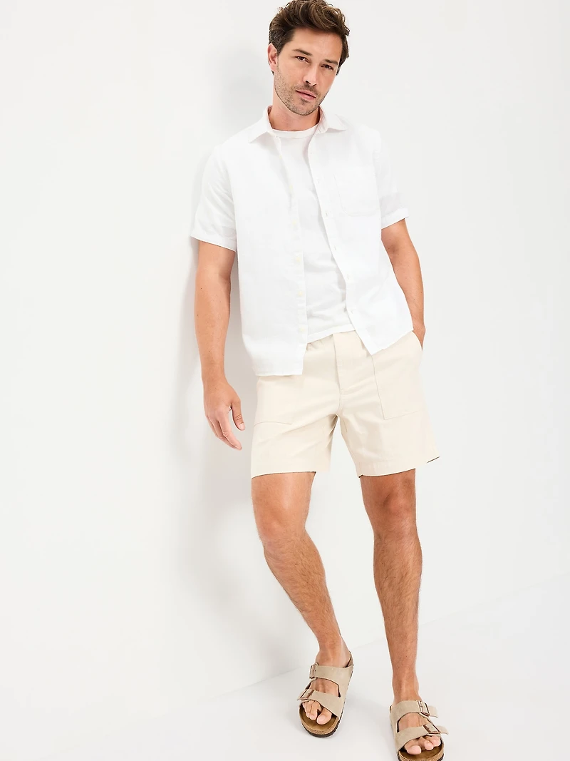 Classic Fit Everyday Linen-Blend Shirt