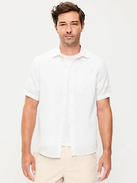 Classic Fit Everyday Linen-Blend Shirt