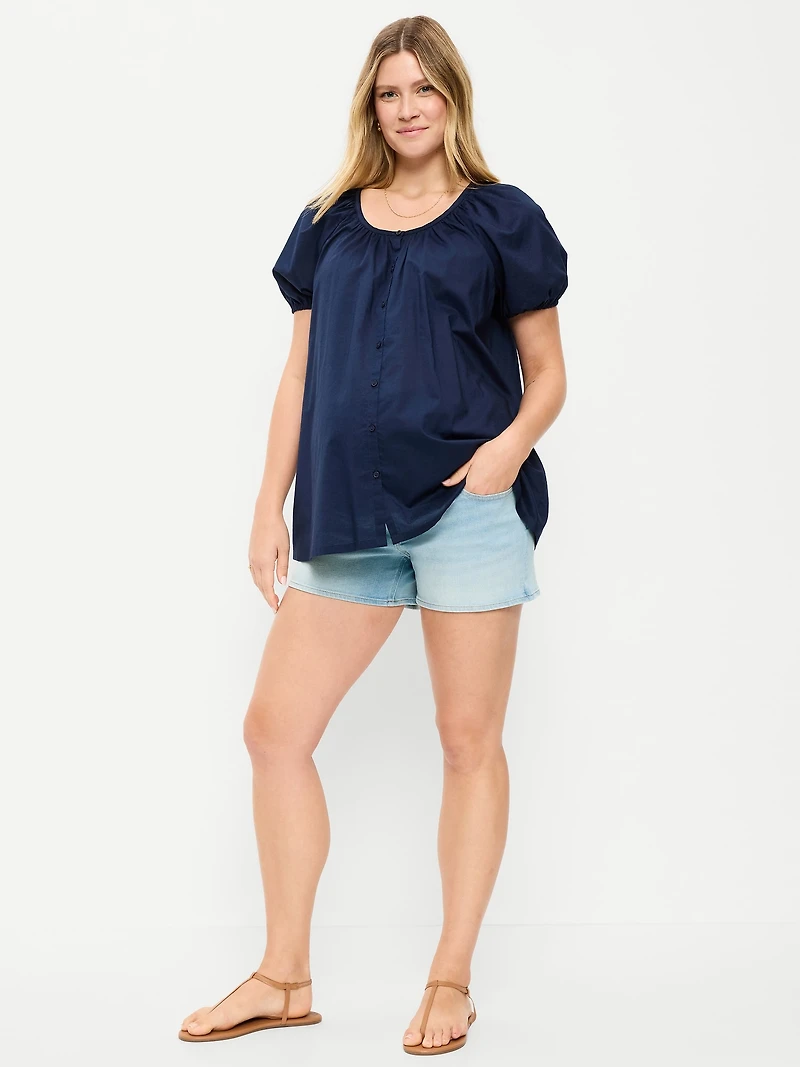 Maternity Full-Panel OG Short -- 4-inch inseam