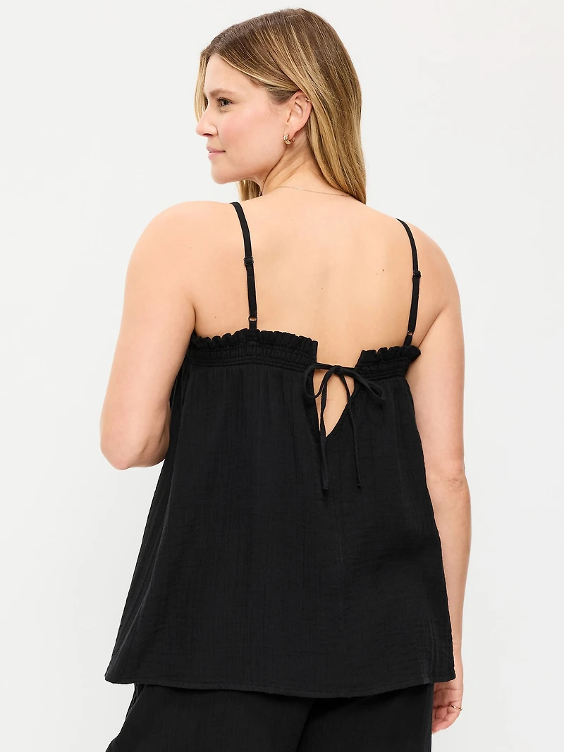 Maternity Smocked Tank Top