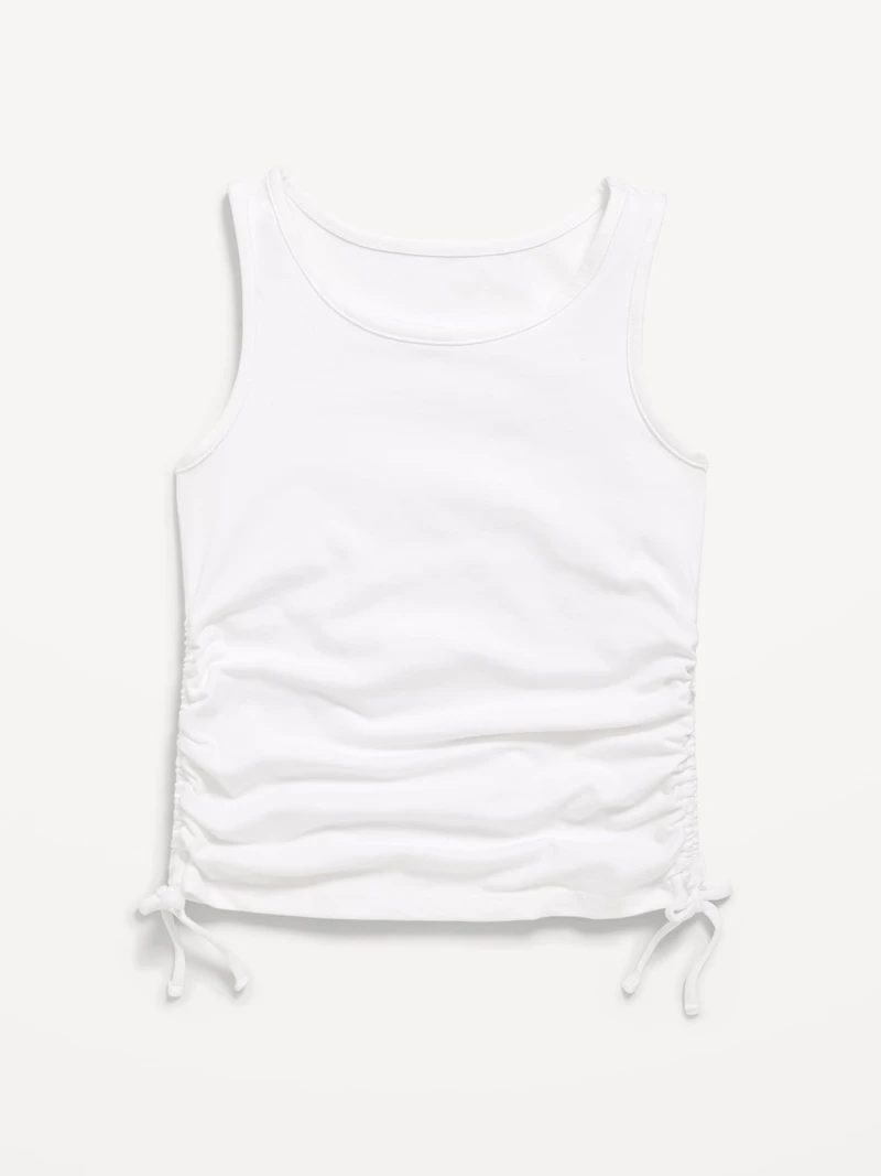 Side-Ruched Tank Top for Girls
