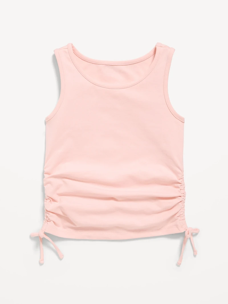 Side-Ruched Tank Top for Girls