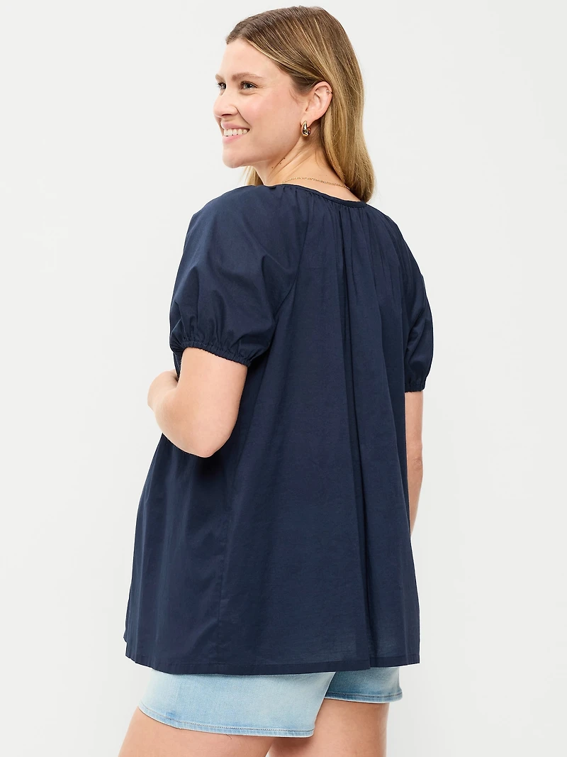 Maternity Airy Button-Down Top