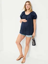 Maternity Airy Button-Down Top
