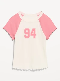 Short-Sleeve Pointelle Pajama Top