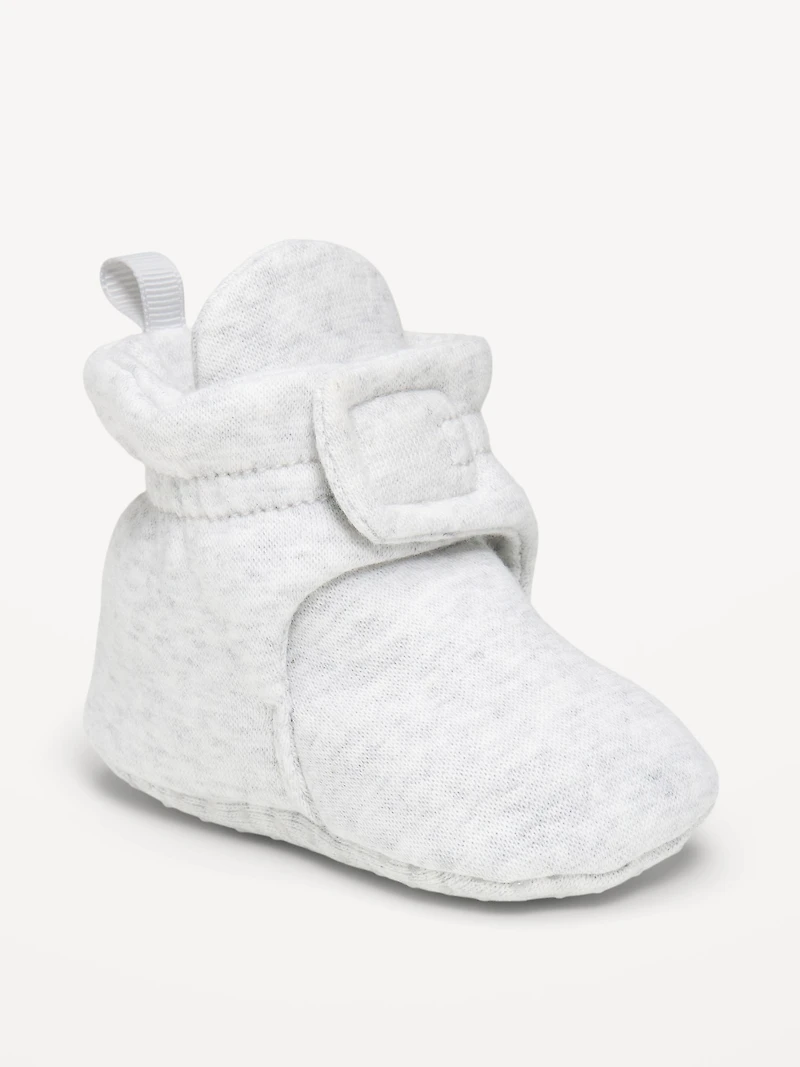 Jersey-Knit Booties for Baby