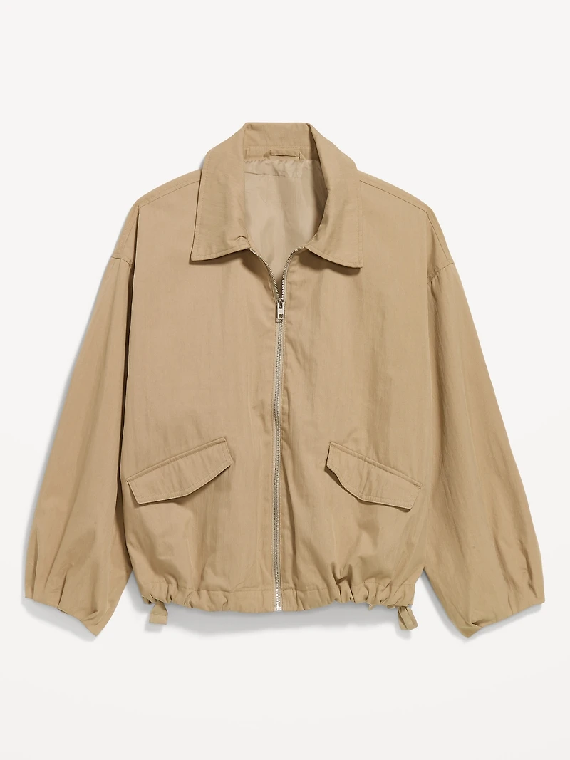 Full-Zip Harrington Jacket
