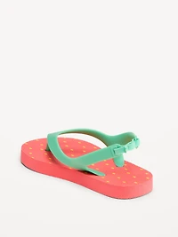 Flip-Flop Sandals for Toddler Girls (Partially Plant-Based)