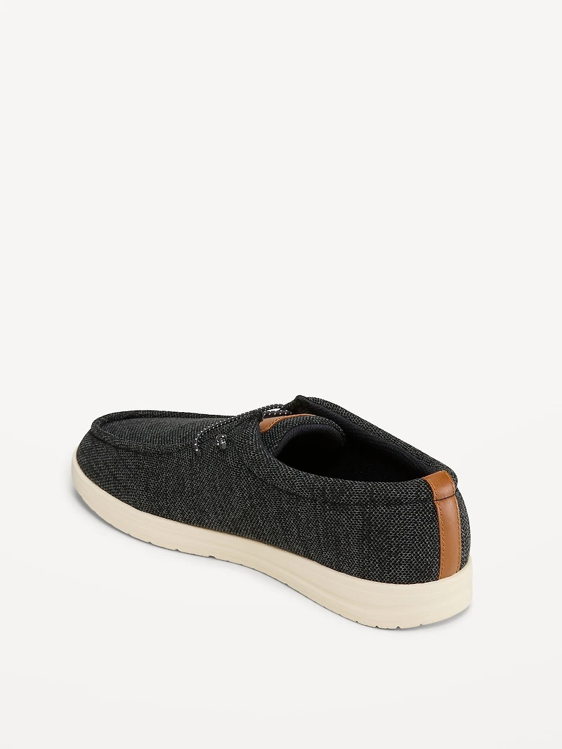Knit Deck Loafers for Men