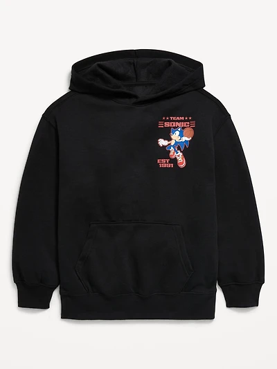 Sonic The Hedgehog™ Oversized Gender-Neutral Pullover Hoodie for Kids