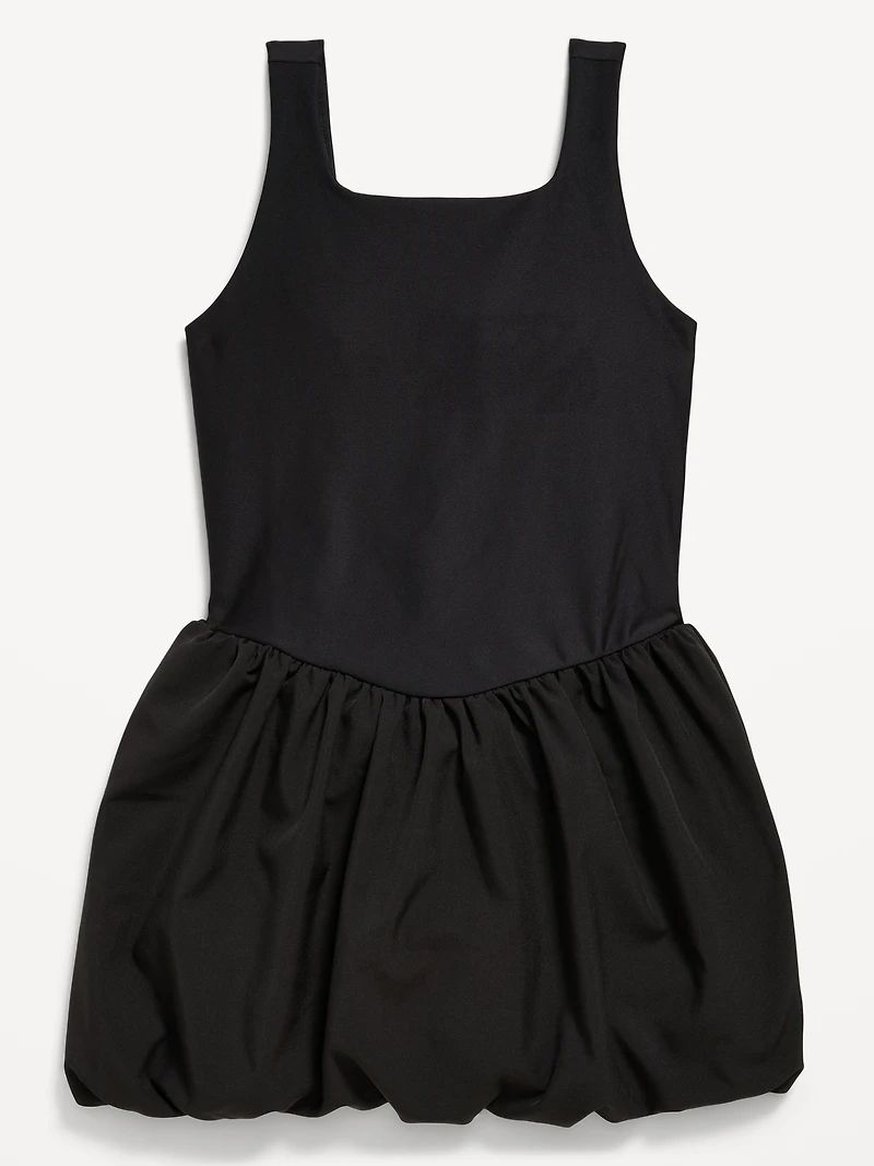 PowerSoft Sleeveless Bubble Athletic Dress for Girls