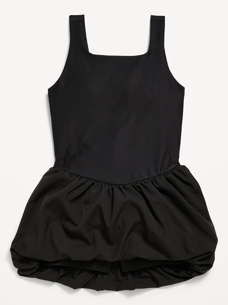 PowerSoft Sleeveless Bubble Athletic Dress for Girls