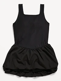 PowerSoft Sleeveless Bubble Athletic Dress for Girls