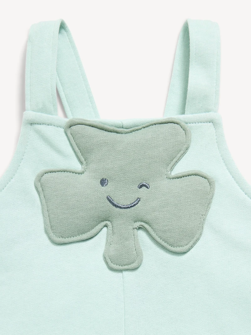 Sleeveless French-Terry Jumpsuit for Baby