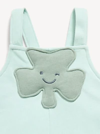 Sleeveless French-Terry Jumpsuit for Baby