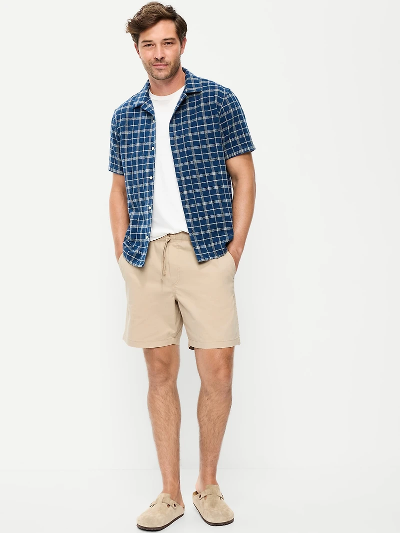 Twill Jogger Shorts - 7-inch inseam