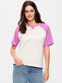 Vintage Crew-Neck Raglan T-Shirt