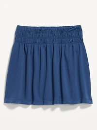 SoComfy Terry Smocked Mini Skirt