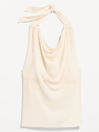 Cowl-Neck Halter Top