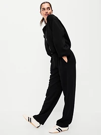 Bounce Fleece Bubble-Hem Hoodie