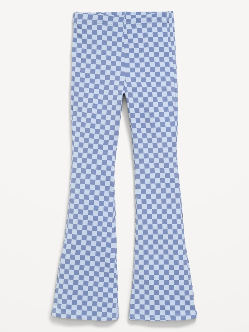 High-Waisted Flared Leggings for Girls